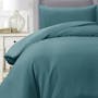 Hillcrest Comfy Lux Solid 988TC Fitted Sheet Set – Teal (4 Sizes) - 4