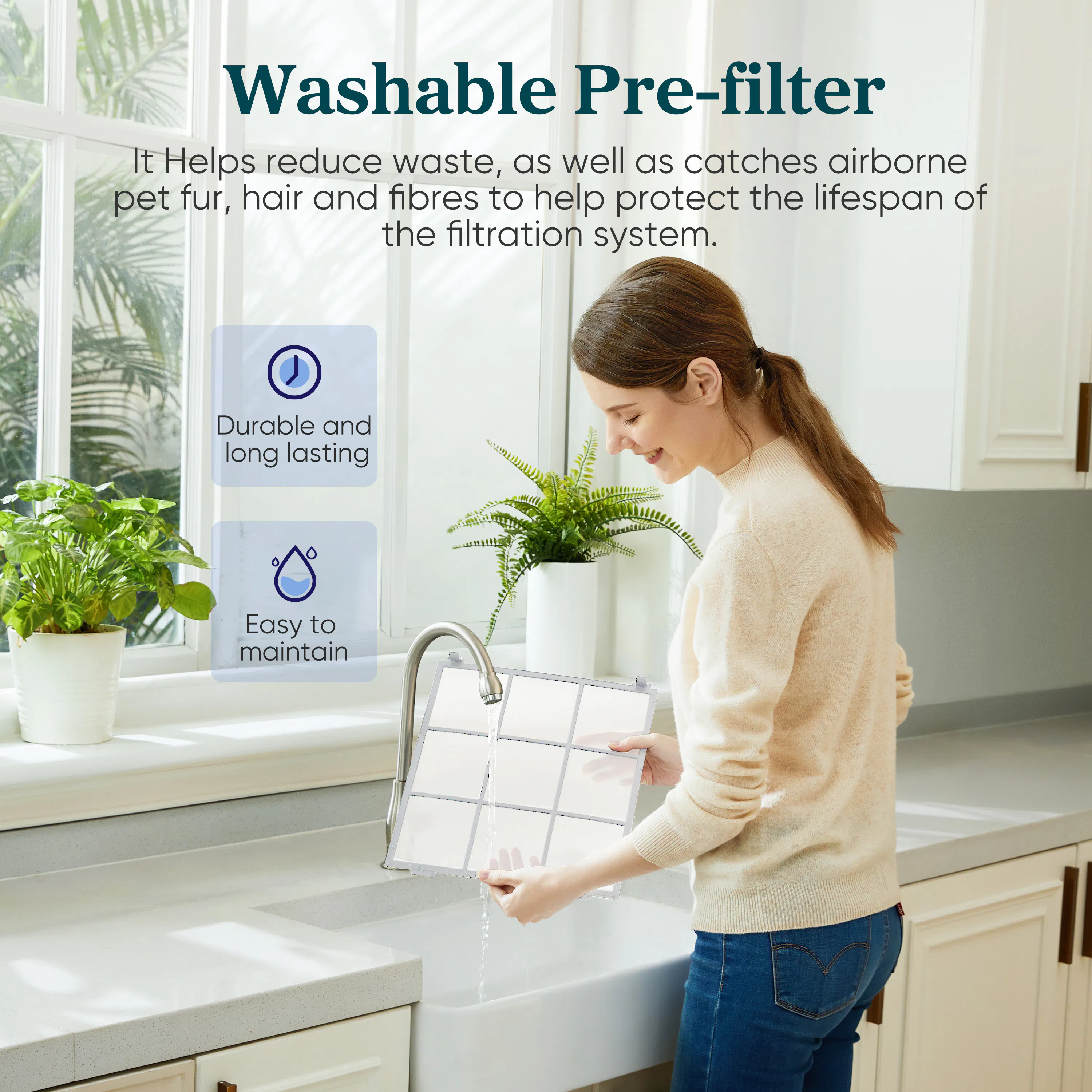 Levoit Vital 100S Pet Friendly Smart True HEPA Air Purifier - 7