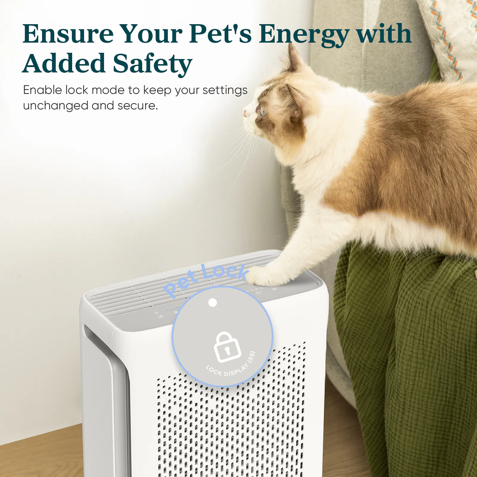 Levoit Vital 100S Pet Friendly Smart True HEPA Air Purifier - 9
