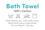 EVERYDAY Bath Towel - White - 4
