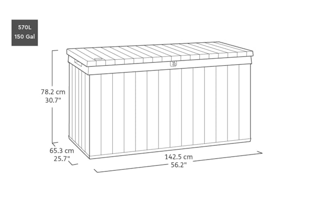 Darwin Deck Box - Graphite - 6