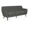 Emma 3 Seater Sofa with Emma Armchair - Raven - 2
