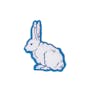 White Rabbit Fridge Magnet - Rabbit - 0