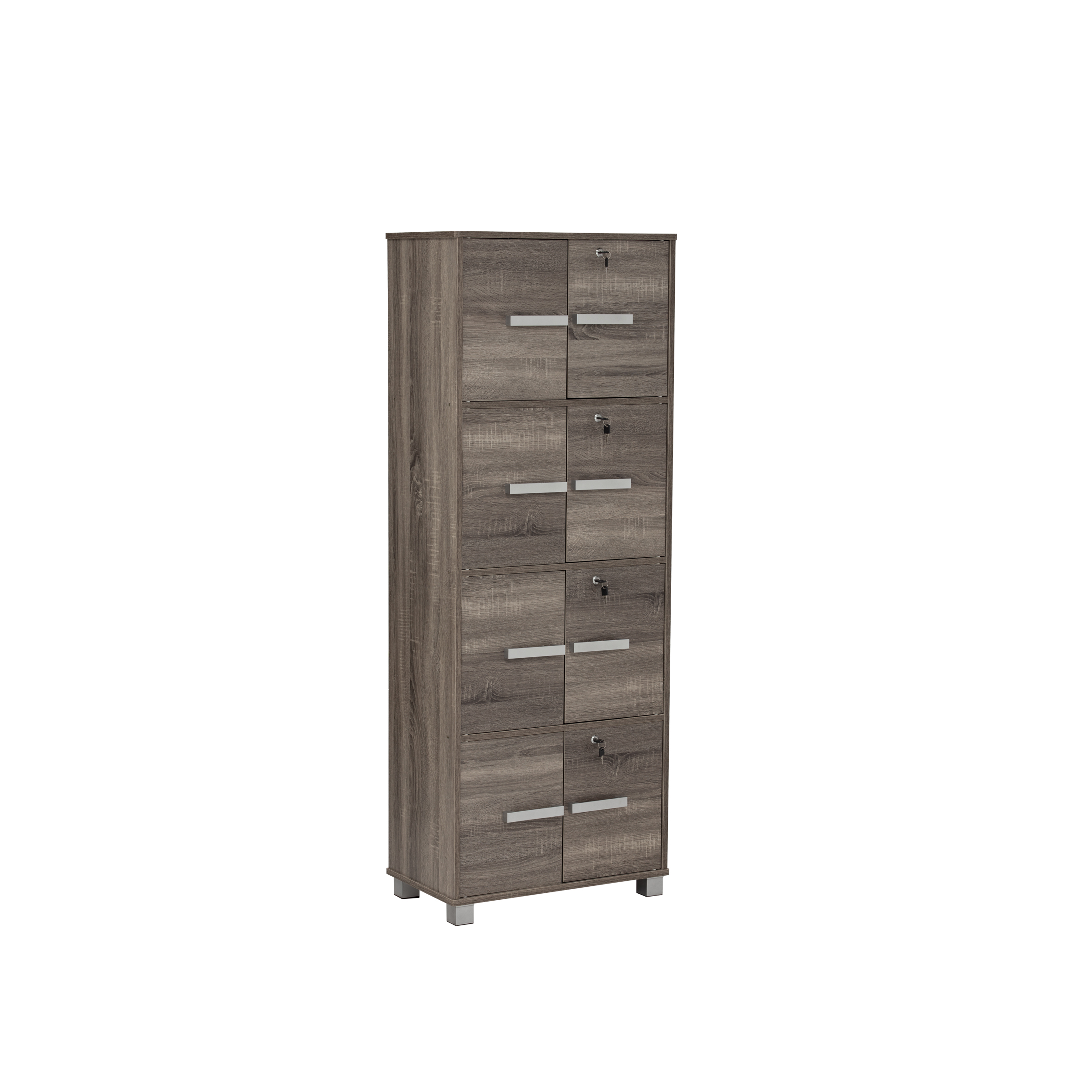 Naya 8 Door Cabinet - Dark Sonoma