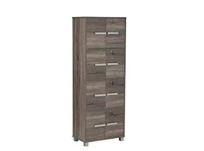 Naya 8 Door Cabinet - Dark Sonoma