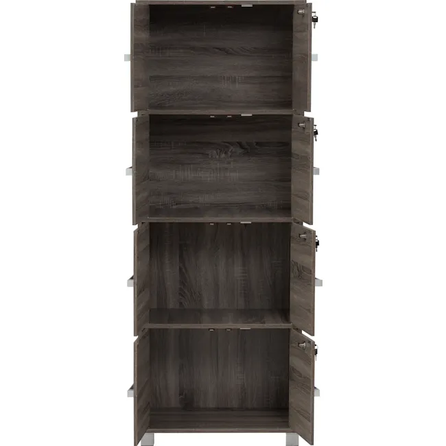 Naya 8 Door Cabinet - Dark Sonoma - 4