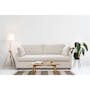 Chelsea 3 Seater Sofa - Latte (Fully Removable Covers) - 1