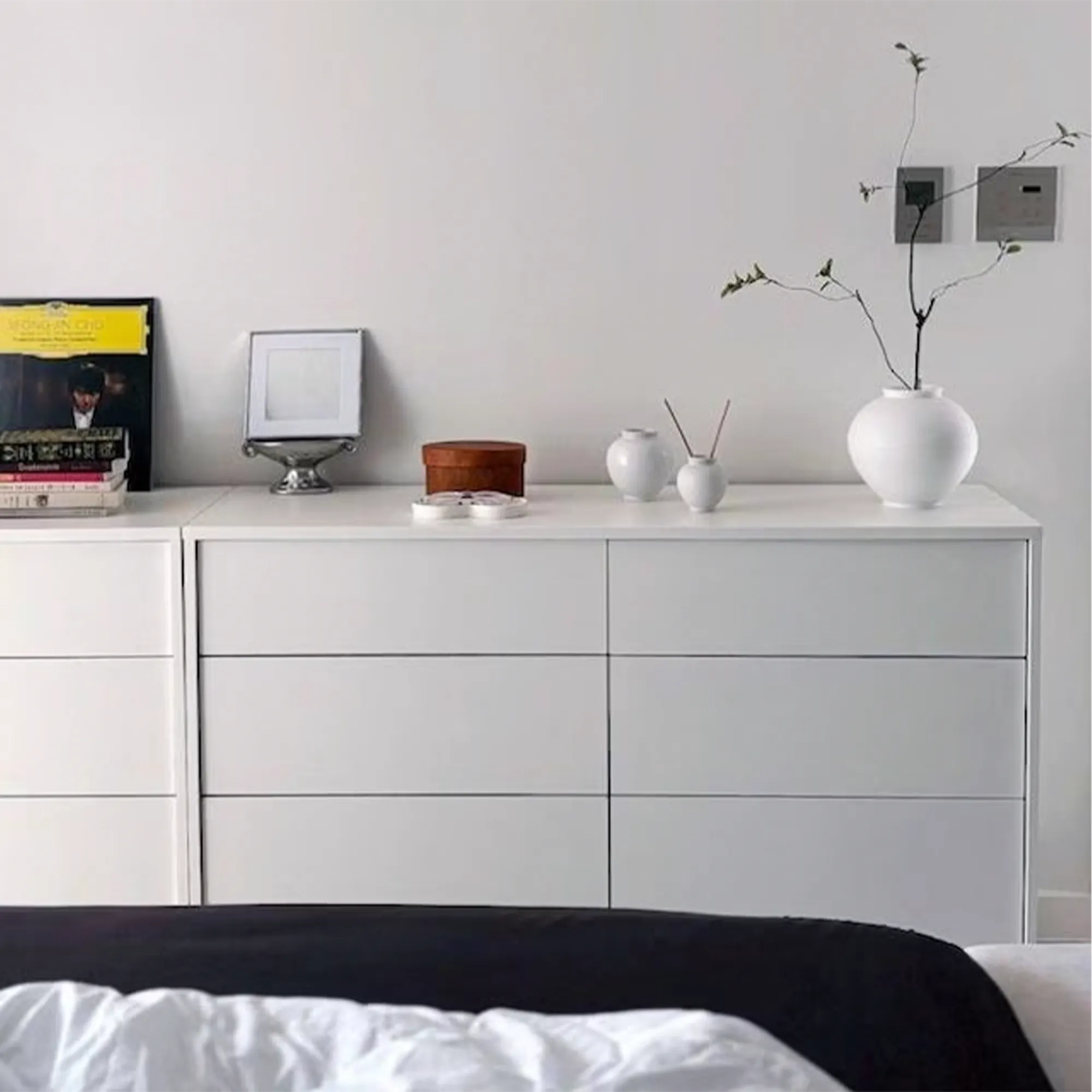 Mono 3 Drawer Chest 0.8m - White - 9