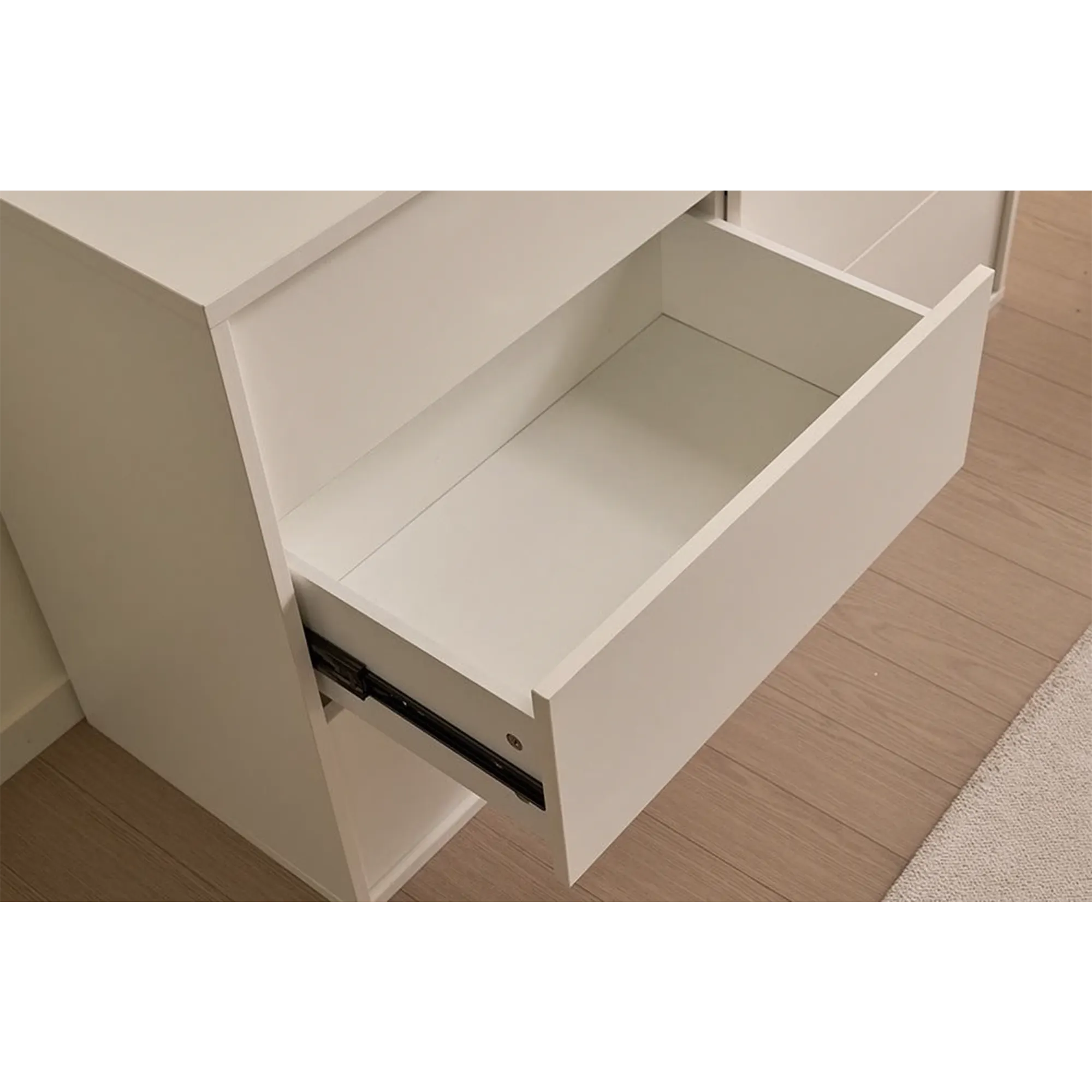 Mono 3 Drawer Chest 0.8m - White - 14