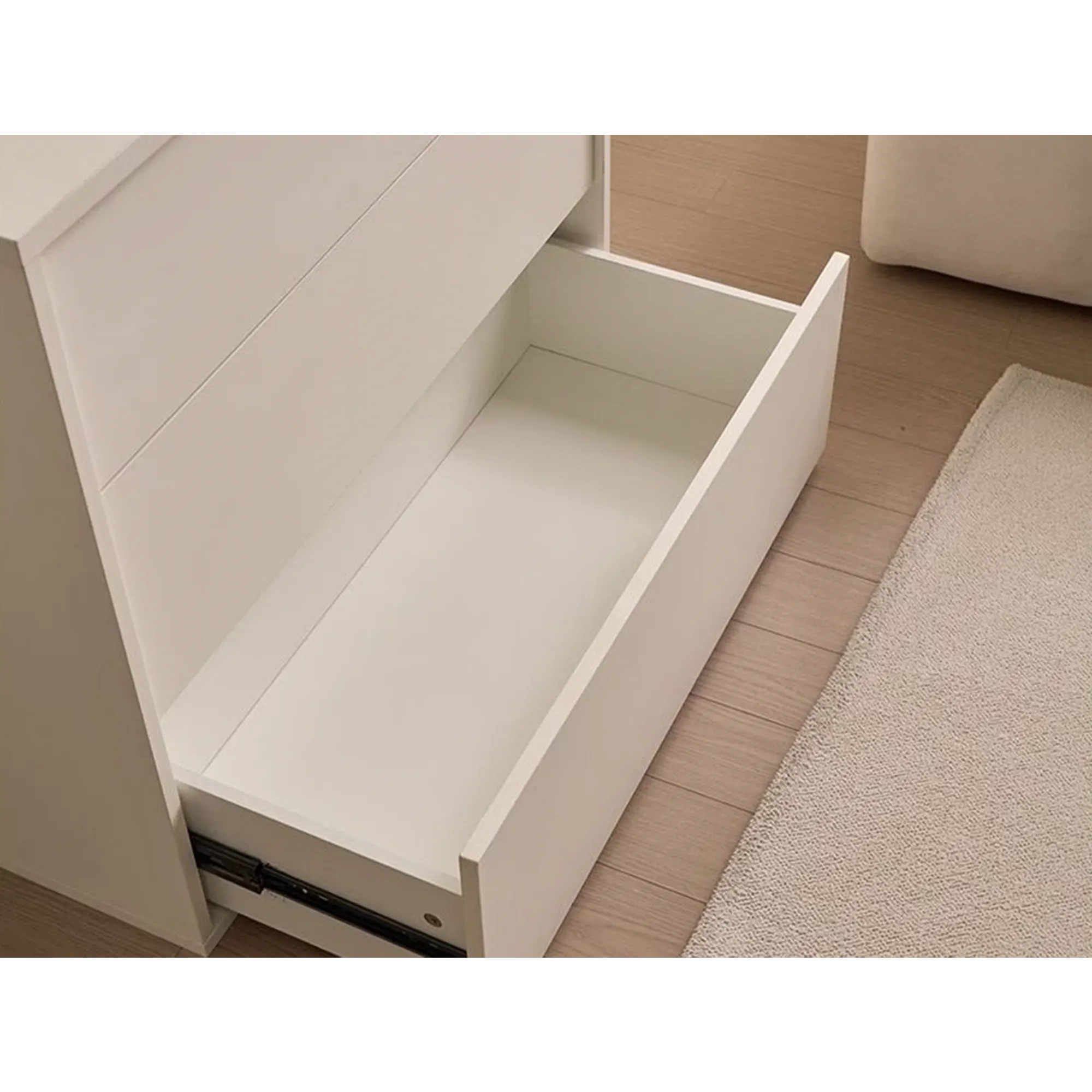 Mono 3 Drawer Chest 0.8m - White - 11