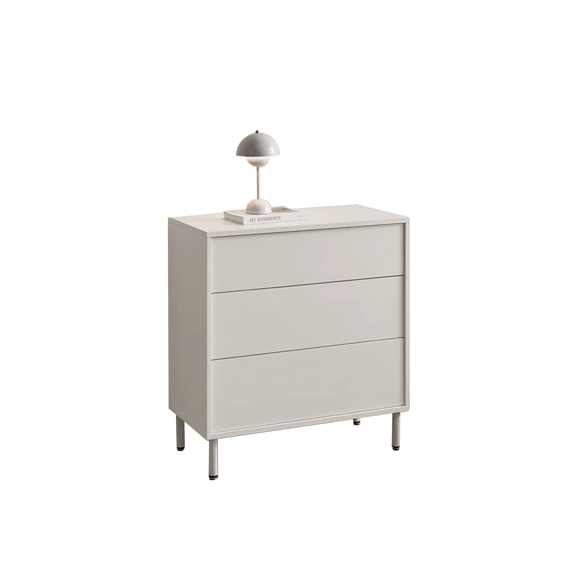 Mono 3 Drawer Chest 0.8m - White