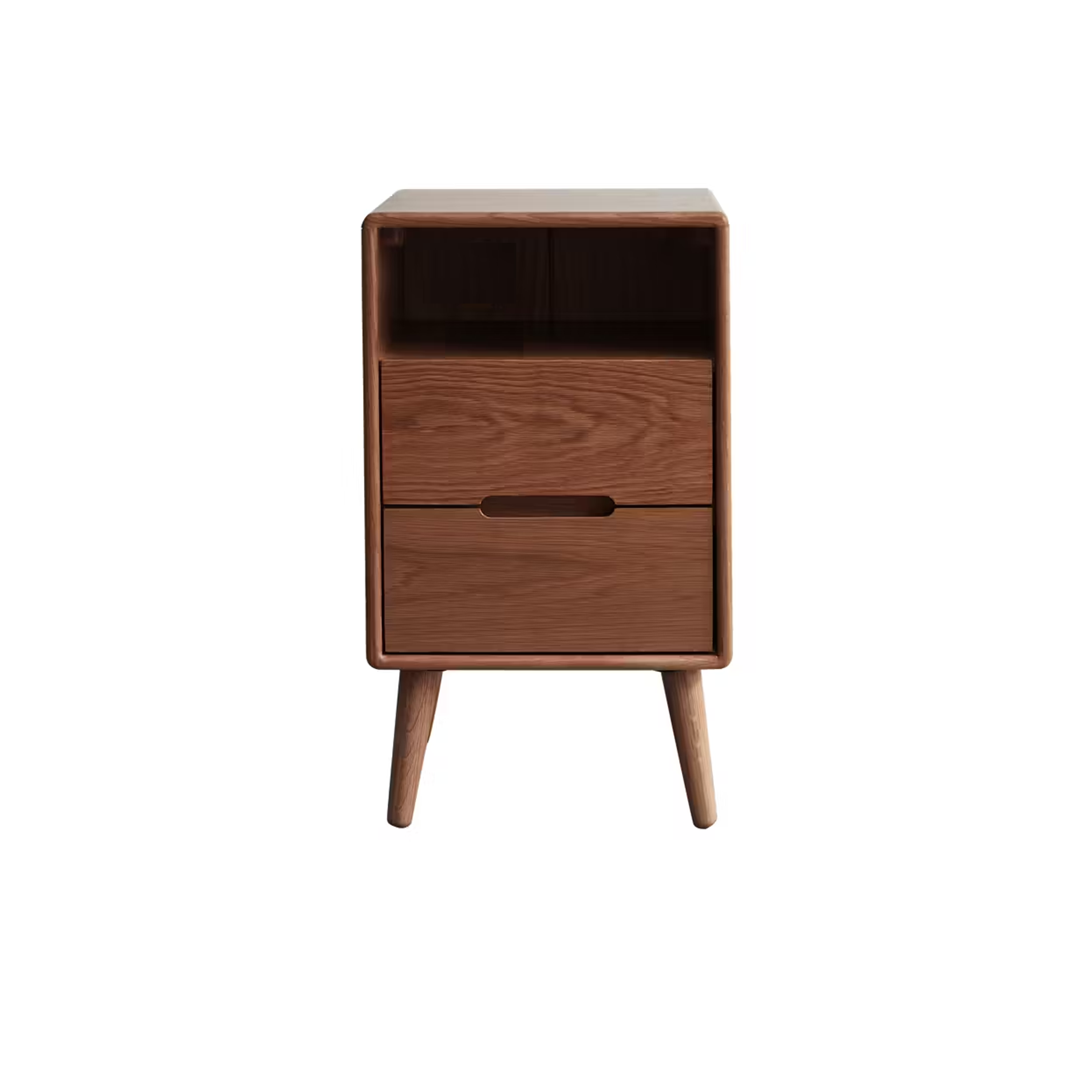 Rachelle Narrow Bedside Table - Walnut