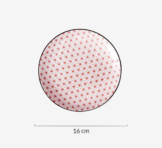 Table Matters Starry Red Plate (3 Sizes) - 2