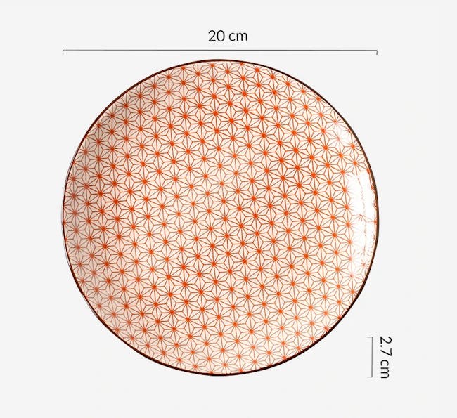 Table Matters Starry Red Plate (3 Sizes) - 3