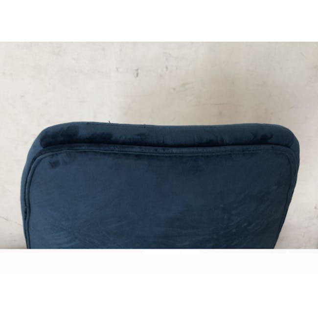 (As-is) Anika Side Chair - Peacock (Velvet) - 1 - 3