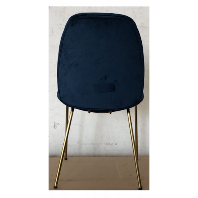 (As-is) Anika Side Chair - Peacock (Velvet) - 1 - 2