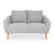 Hana 2 Seater Sofa - Light Grey