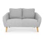 Hana 2 Seater Sofa - Light Grey - 7