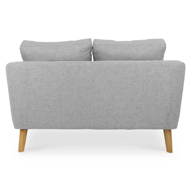 Hana 2 Seater Sofa with Hana Armchair - Light Grey - 31