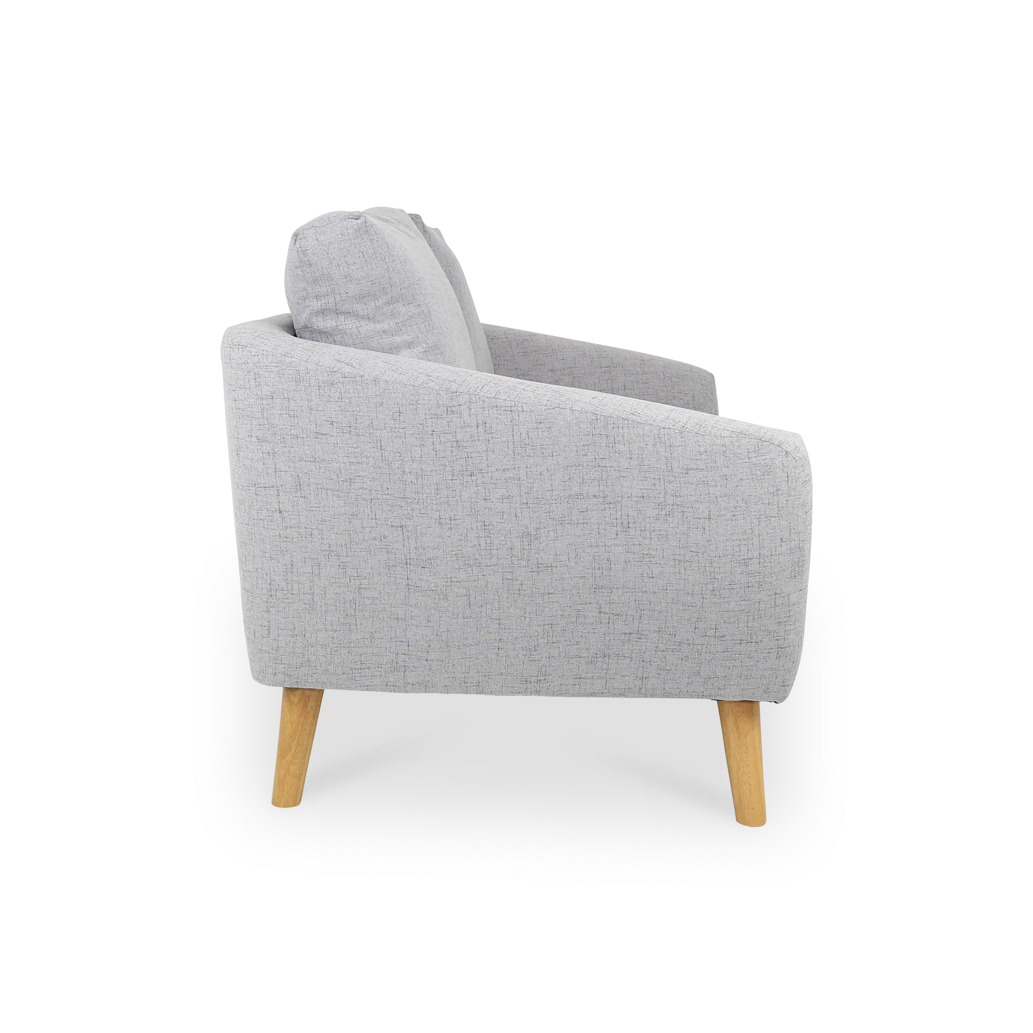 Hana 3 Seater Sofa with Hana 2 Seater Sofa - Light Grey - 27