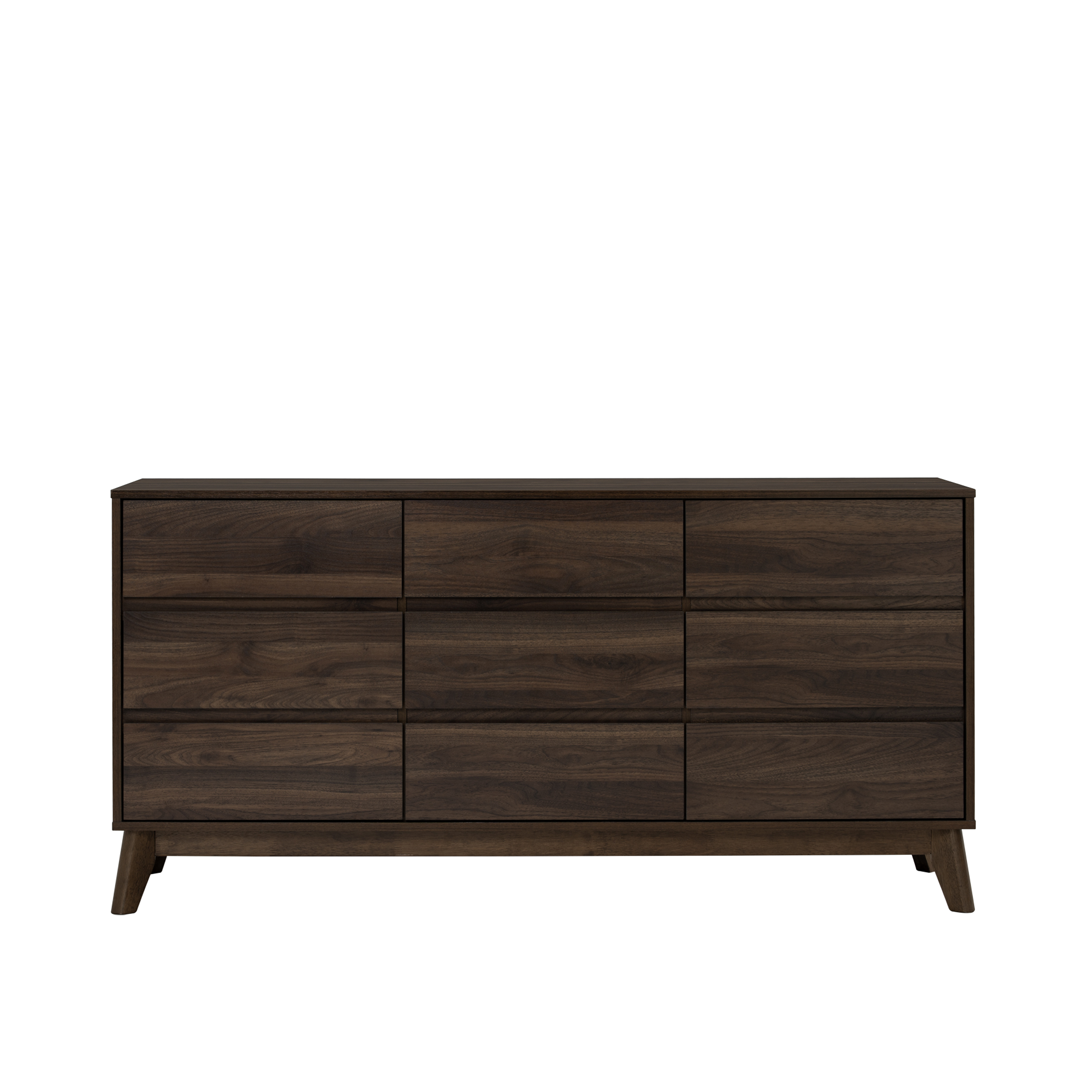 (As-is) Herschel 9 Drawer Chest 1.5m - Walnut - 1