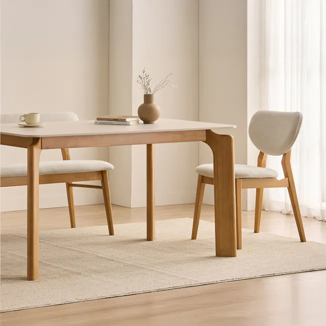 Ardin Dining Table 1.4m - Natural (Sintered Stone) - 25