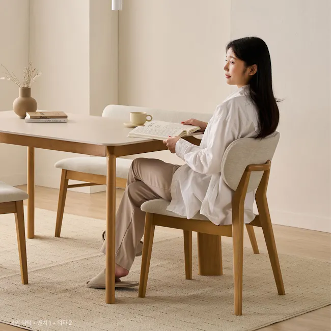 Ardin Dining Table 1.4m - Natural (Sintered Stone) - 17