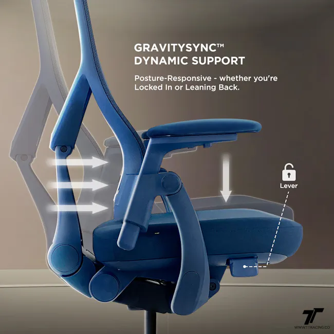 TT Aeroflex Ergochair - Graphite Black - 4