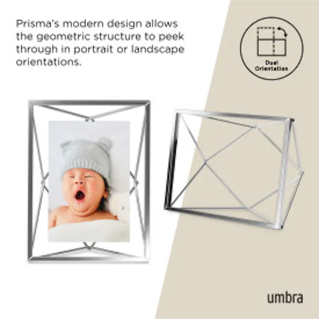 Prisma Photo Display 4 x 6 - Chrome - 11