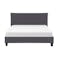 Hank Queen Bed in Hailstorm with 2 Weston Bedside Tables - 3