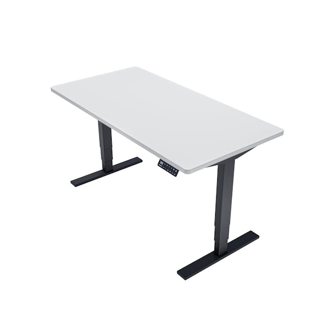 K3 Adjustable Table - Black frame, White MFC (2 Sizes) - 1