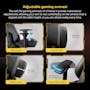 OSIM uThrone V Gaming Massage Chair - Black - 4