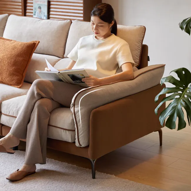 Nerissa 3 Seater Sofa - Beige - 13