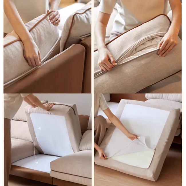 Nerissa 3 Seater Sofa - Beige - 16