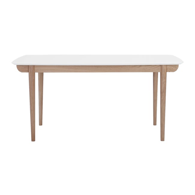 Larisa Dining Table 1.5m - White, Oak - 0