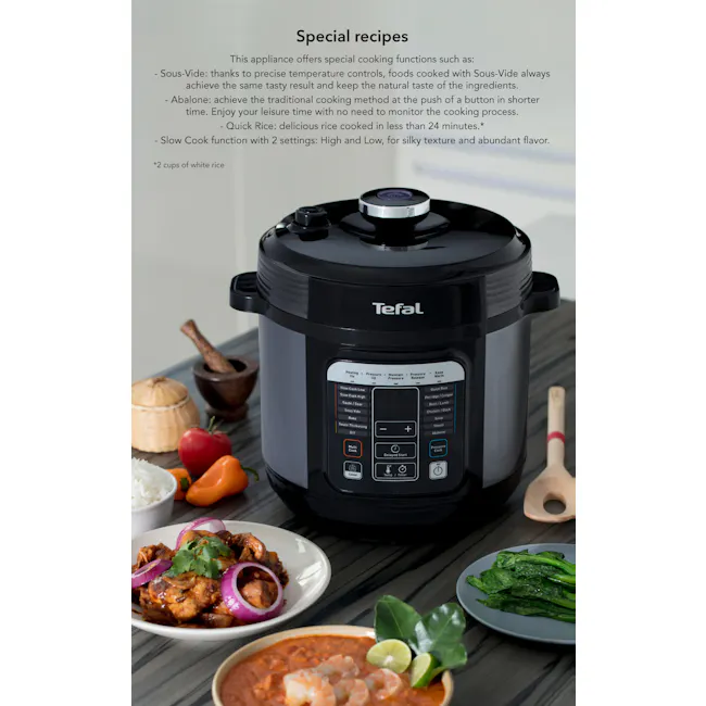 Tefal Home Chef Smart Electric Pressure and Multi-Cooker (CY601) - 4