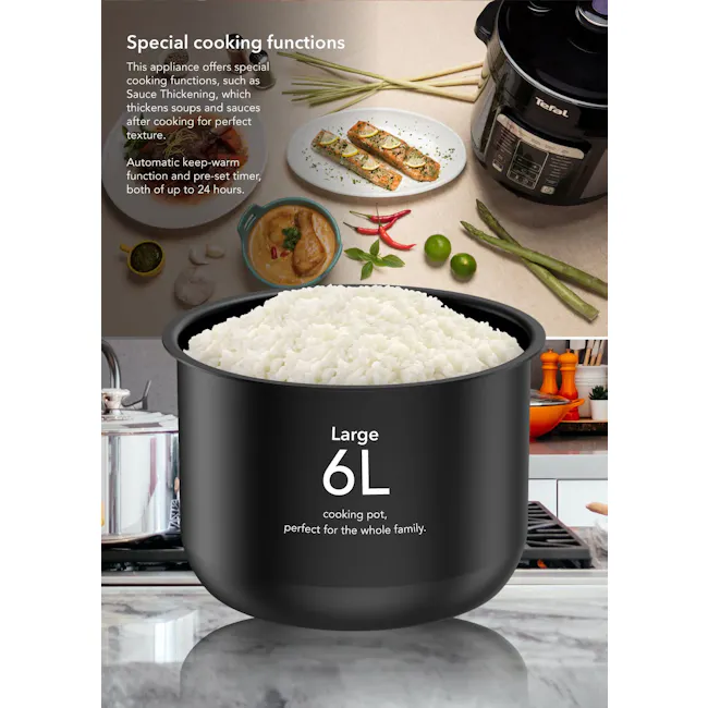 Tefal Home Chef Smart Electric Pressure and Multi-Cooker (CY601) - 3