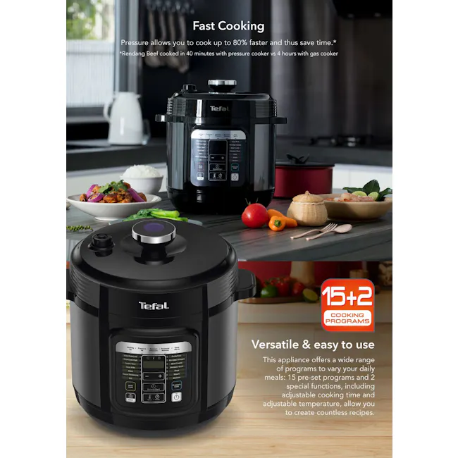 Tefal Home Chef Smart Electric Pressure and Multi-Cooker (CY601) - 5