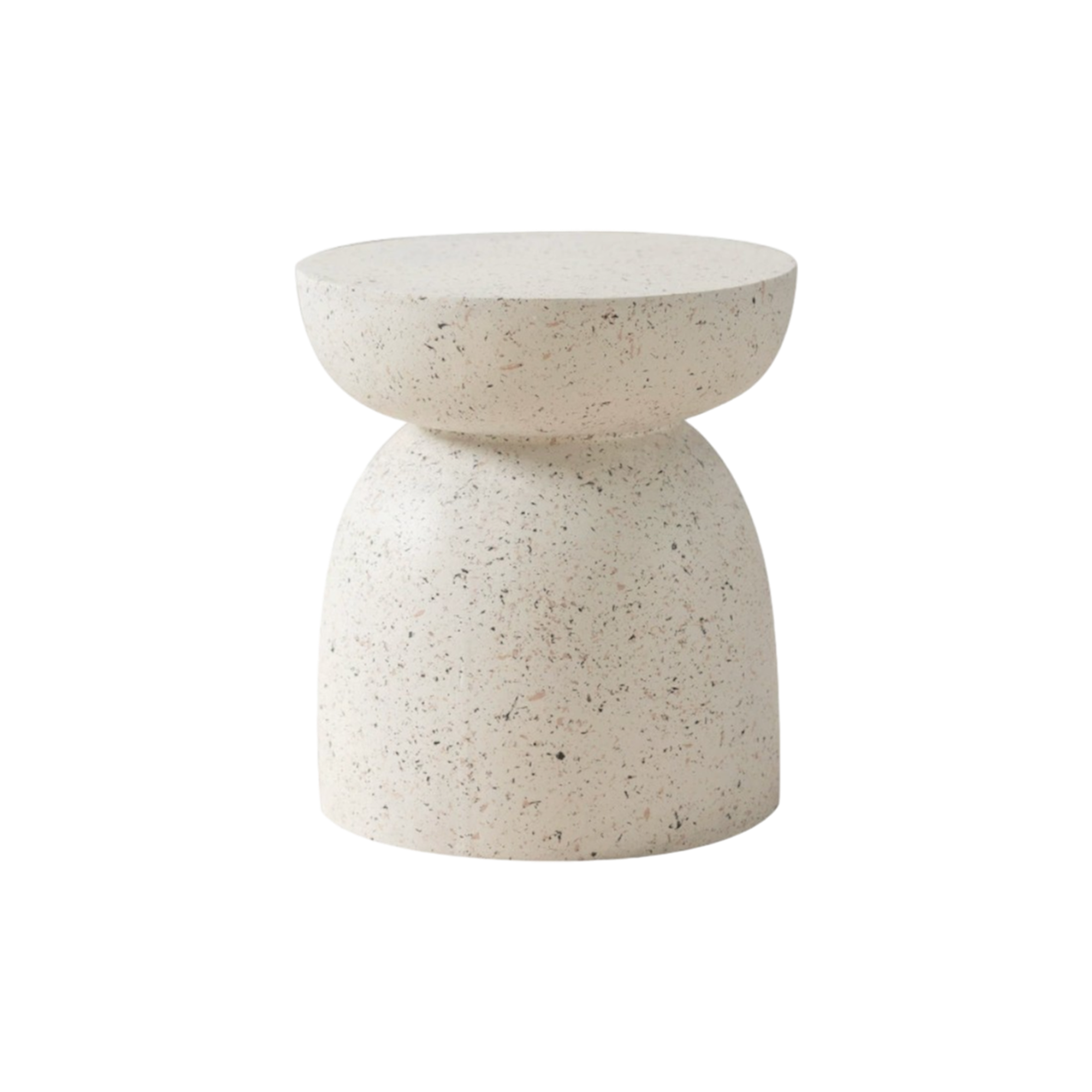 (As-is) Elara Terrazzo Side Table - 1