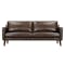 Luka 3 Seater Sofa - Brunette (Genuine Cowhide Leather)