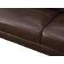 William 3 Seater Sofa - Chocolate (Genuine Cowhide Leather) - 7
