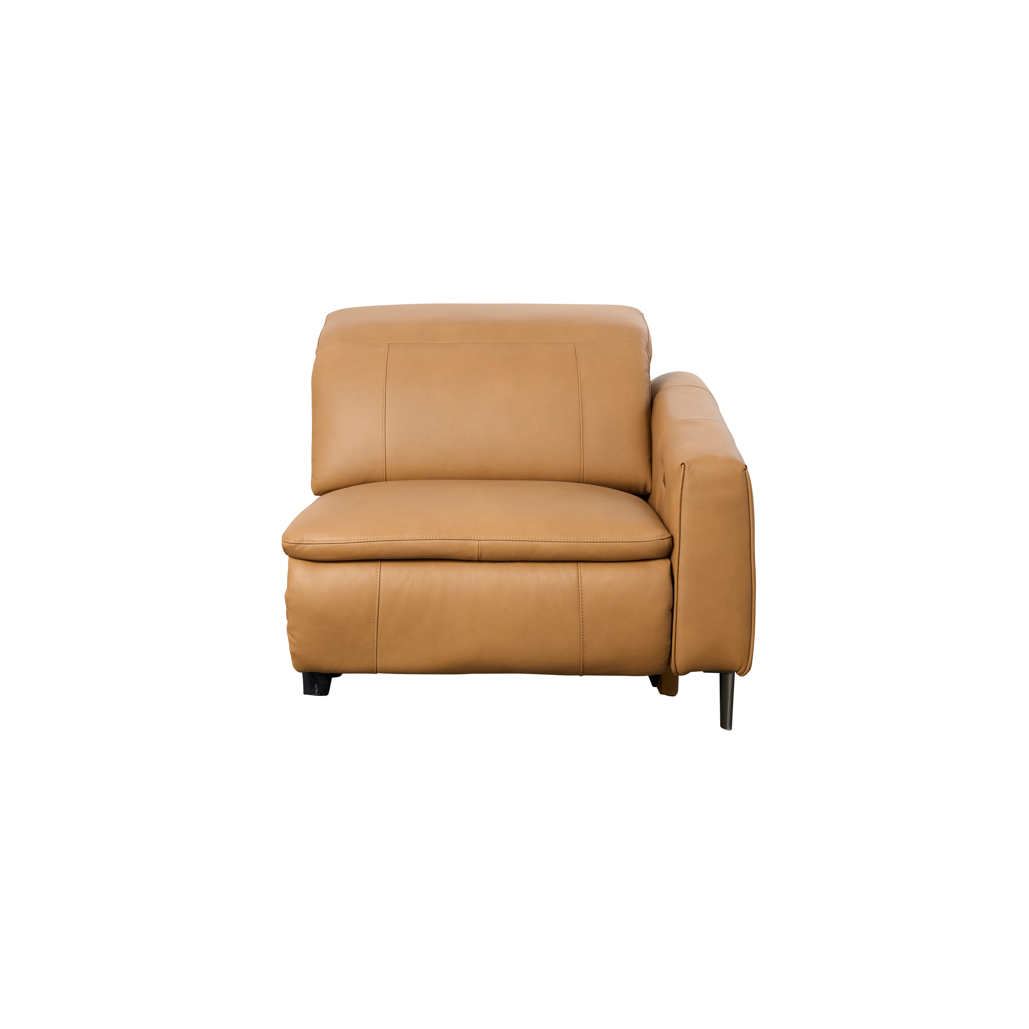 Clyde Right Arm Power Recliner Unit - Oslo Tan (Top Grain Leather)