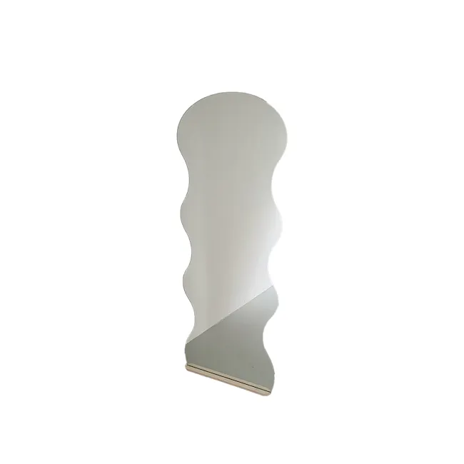 Wavy Standing Floor Mirror - 1