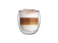 Aramoro Borosilicate Glass Double Wall Cup - 2 Pcs / Set (2 Choice)