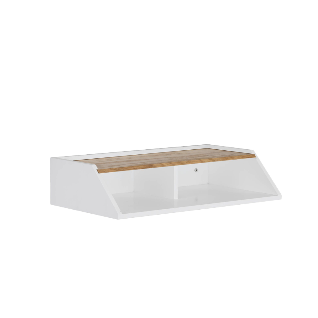 Wayland Storage Wall Shelf - White