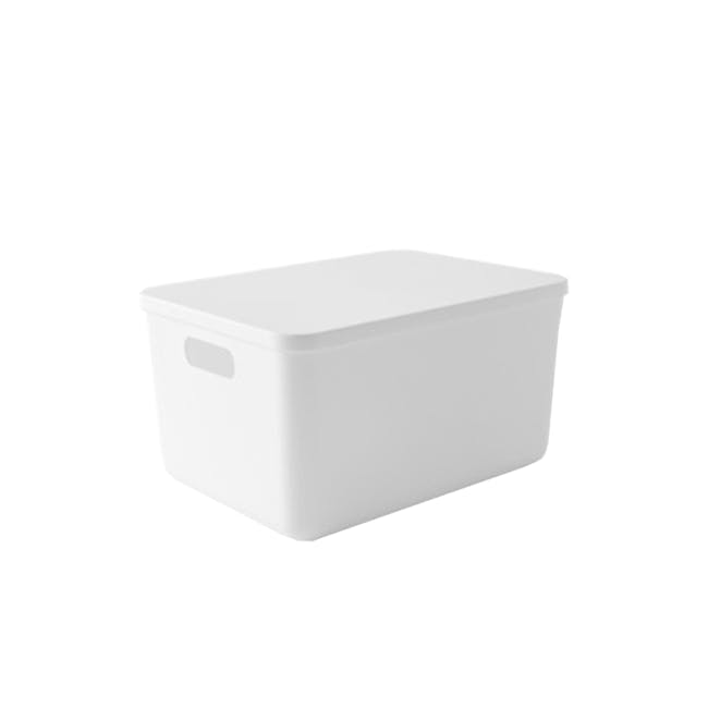 Lussa Storage Box with Lid - Medium - 0