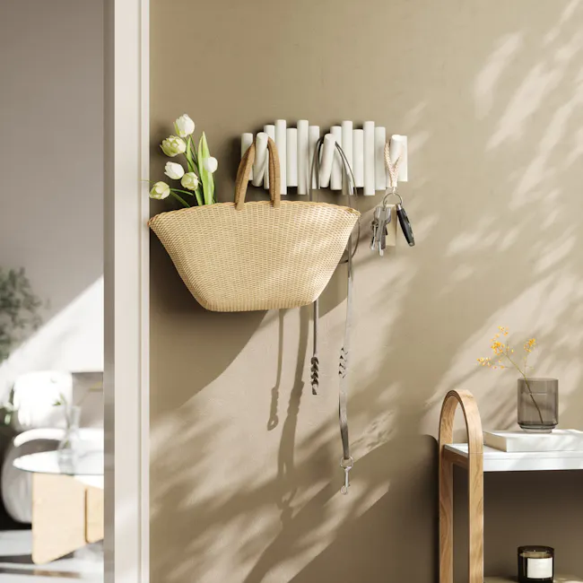 Picket 5 Wall Hook - White - 8