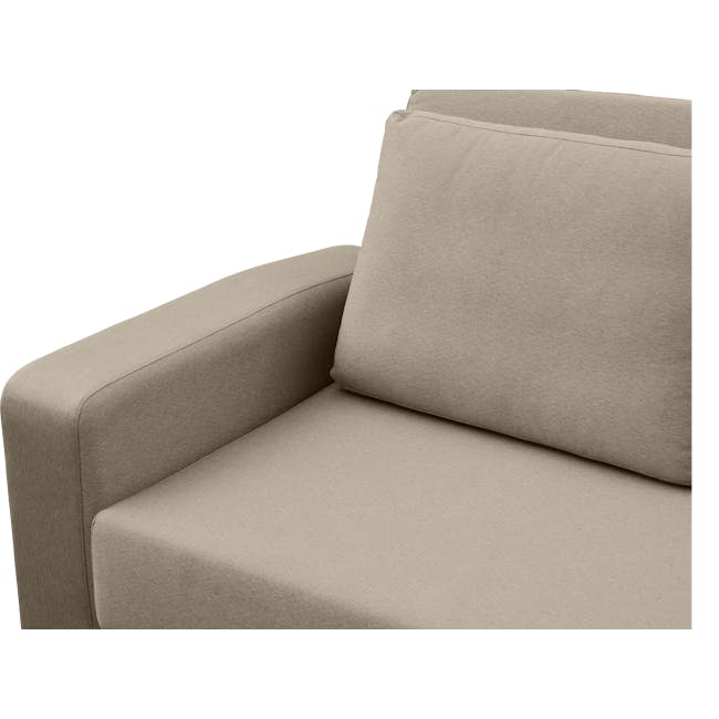 Karl 2.5 Seater Sofa Bed - Beige - 5
