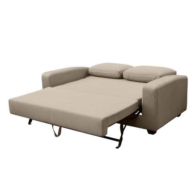 Karl 2.5 Seater Sofa Bed - Beige - 1