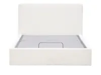 Aeva Queen Bed - White Boucle (frame only)